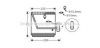 AVA QUALITY COOLING HDV225 Evaporator, air conditioning